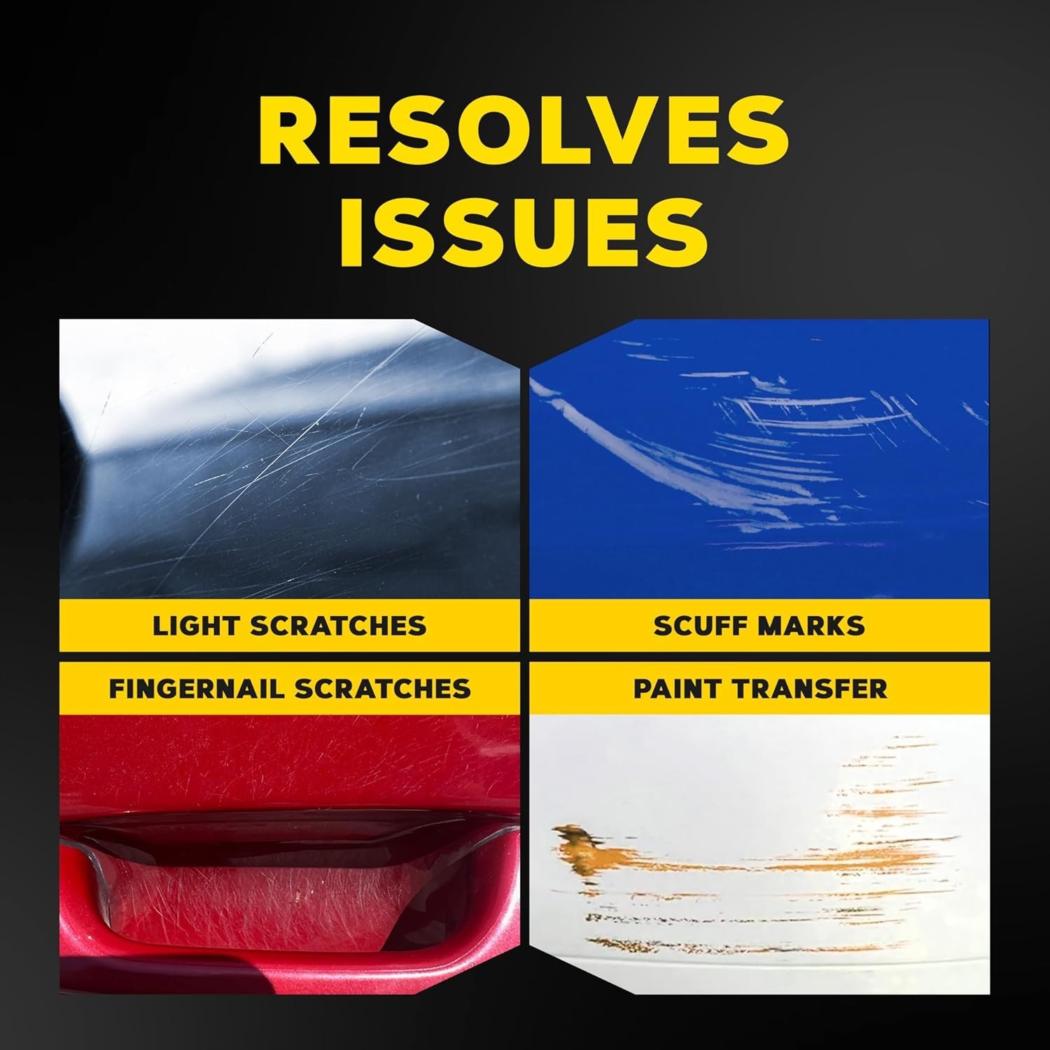 All-in-One Car Scratch Repair Kit with Drill-Mounted Pad – Fast & Easy Solution