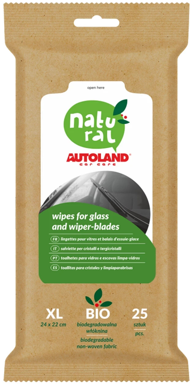 AUTOLAND car van GLASS MIRROR HEADLIGHT CLEANING WIPES 25pcs CLEARENCE SALE