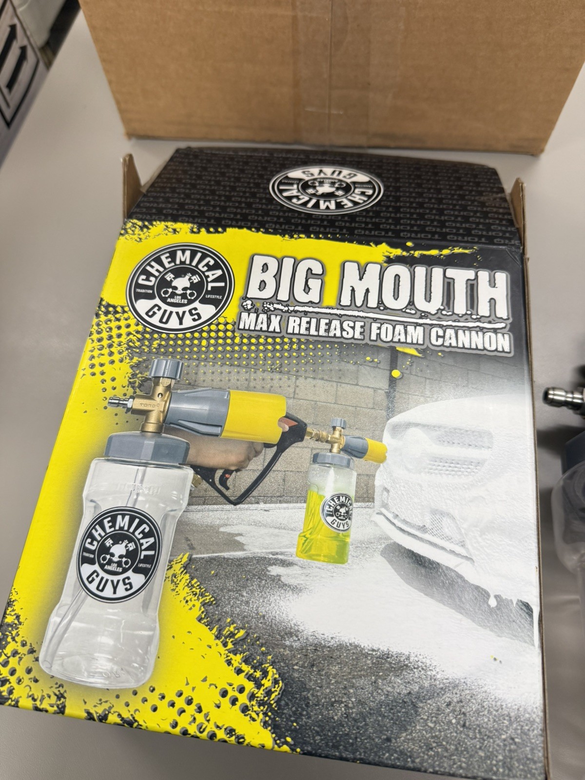 Chemical Guys EQP324 – Big Mouth Max Release Foam Cannon For Pressure Washers