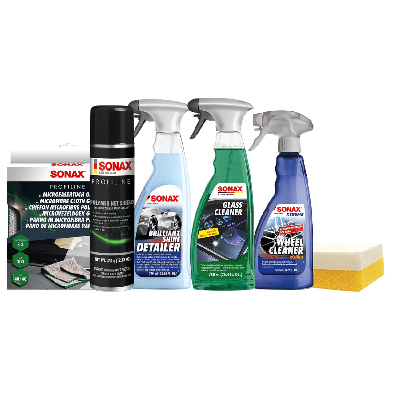 Porsche Sonax Car Wash Winter Prep Kit 614010