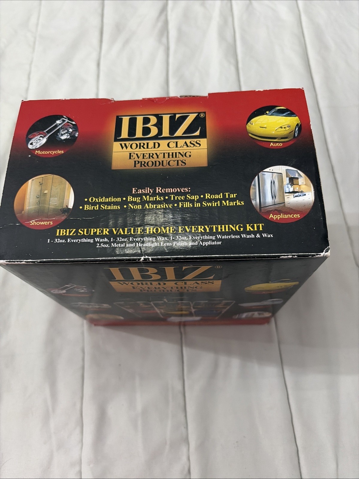 IBIZ World Class Everything Products Car Wash & Wax Polish Open Box. Never used.