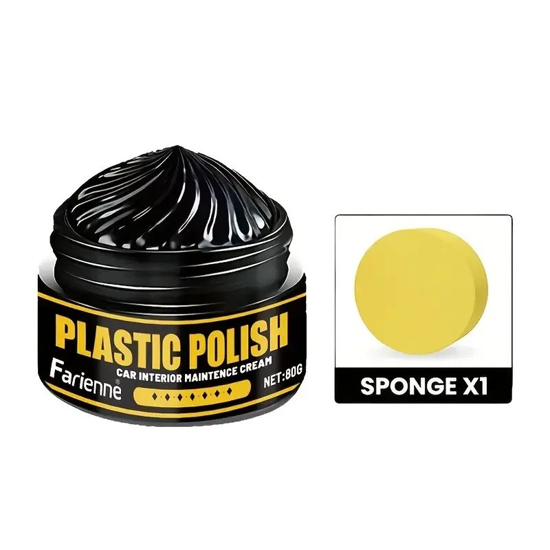 1PC PLASTIC PARTS RENOVATOR, CAR RESTORER, INTERIOR MAINTENANCE POLISHING WAX UK