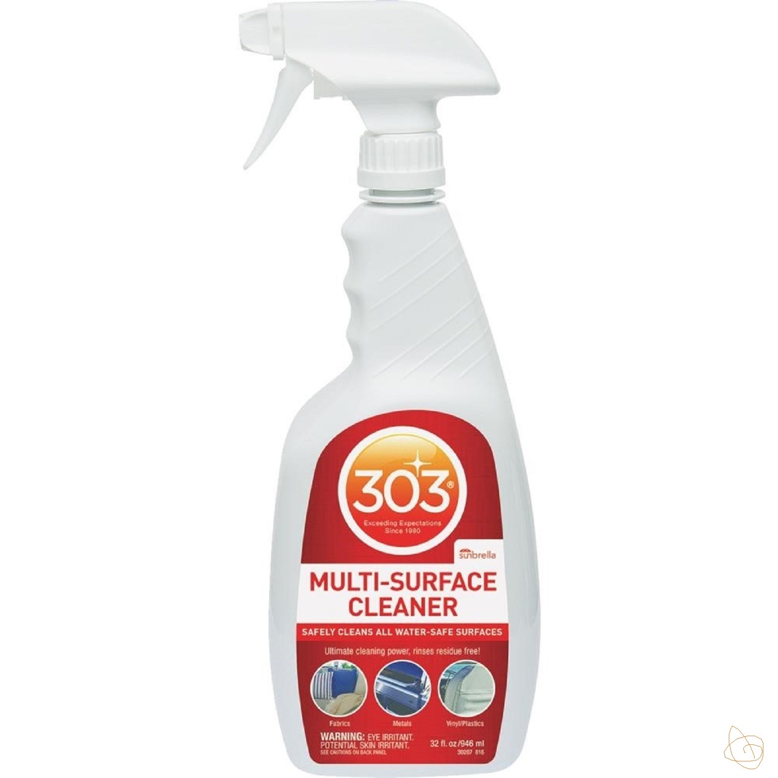 303 Products 30207 Multi-Surface Cleaner 32 oz. Spray Bottle for Carpet & Fabric