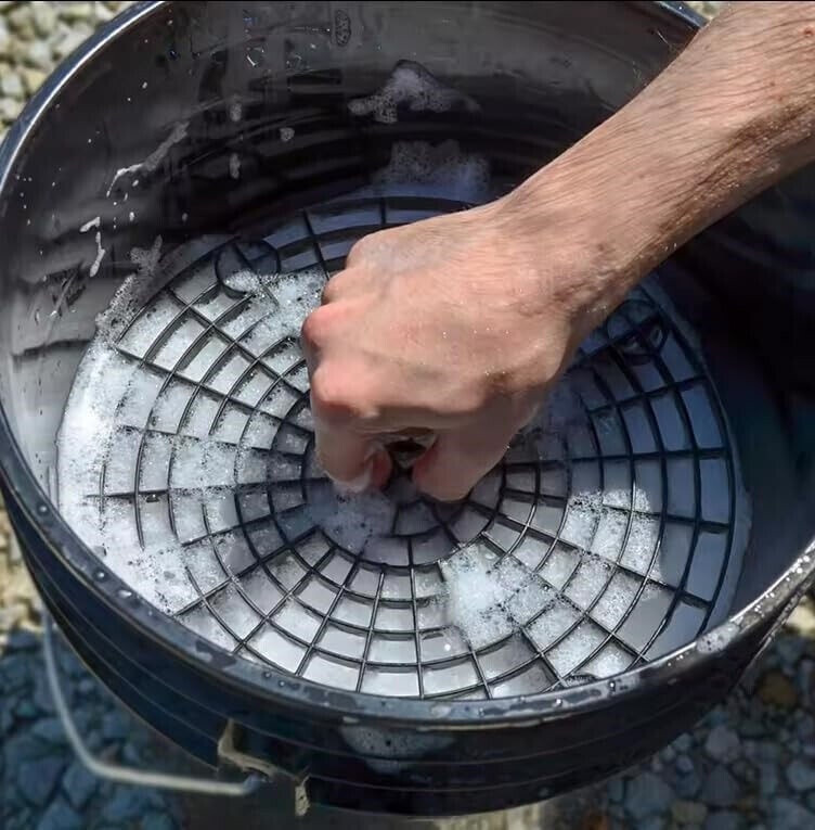 2pc Car Wash Round Bucket Insert for 12″ Diameter Bucket Dirt/Grit Barrier Guard