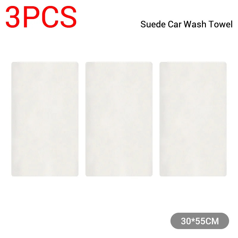 Natural Chamois Sheepskin Car Cleaning Drying Towel Quick Absorbent