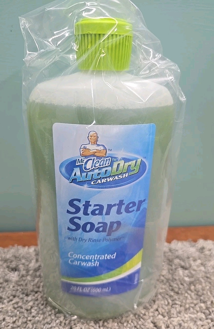 Mr Clean Auto Dry Car wash Refill Soap 20fl Oz Sealed Full Unopened