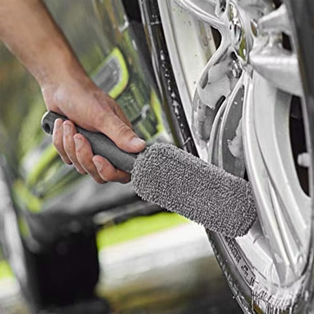 Car Wash Kit Microfiber Cleaning Set Sponge Mitt Towel Window Squeegee Auto Deta