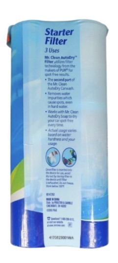 Mr. Clean AutoDry Car Wash System Starter Filter 3 Uses NEW SEALED RARE 🔥
