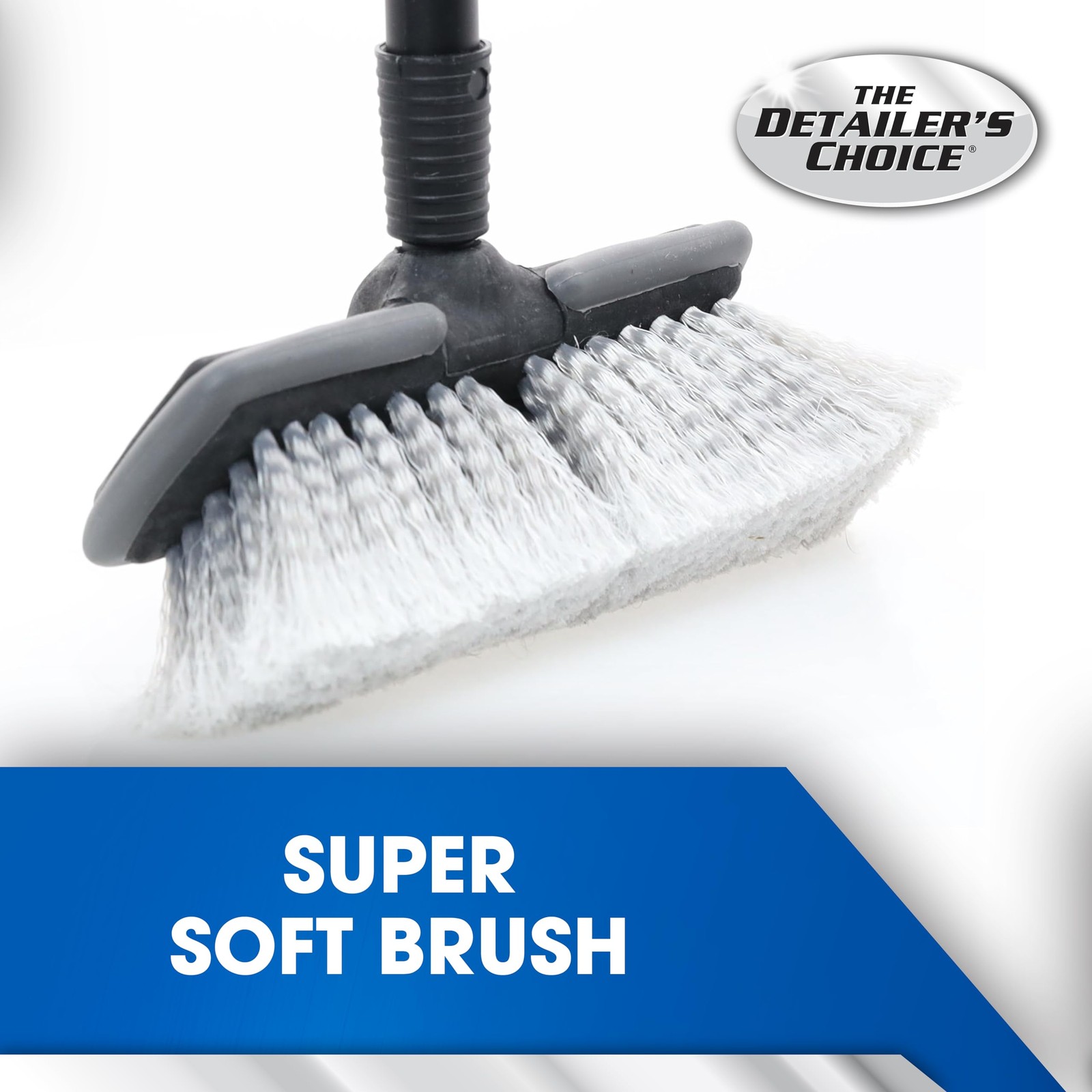 Carrand 93053 Deluxe Car Wash 8″ Wash and Jet Dip Brush with 48″ Handle