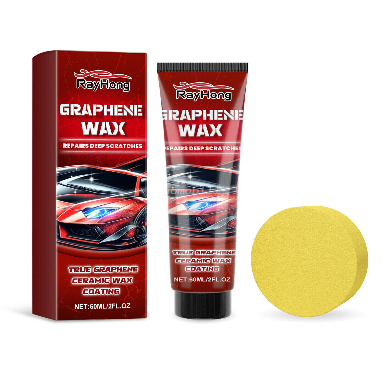 Car Scratch Repair Wax Polishing Coating Scratch Removal Paint Care Wax 60ml
