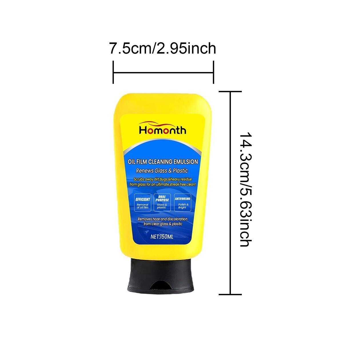 Oil Film Cleaning Emulsion Oil Film Emulsion Glass Cleaner Car Glass Cleaner US