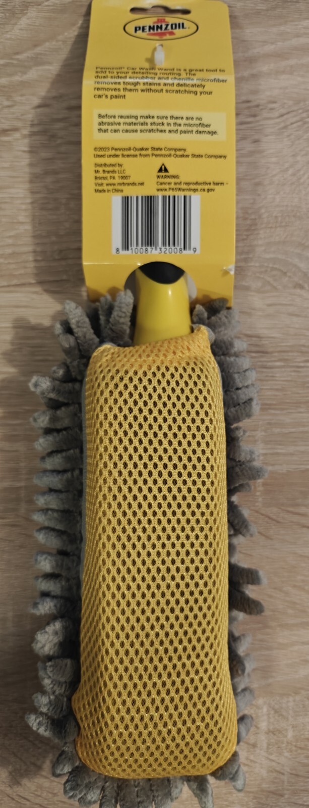 Pennzoil Dual-Sided Car Wash Wand: Car Wash Wand with Chenille Microfiber for…