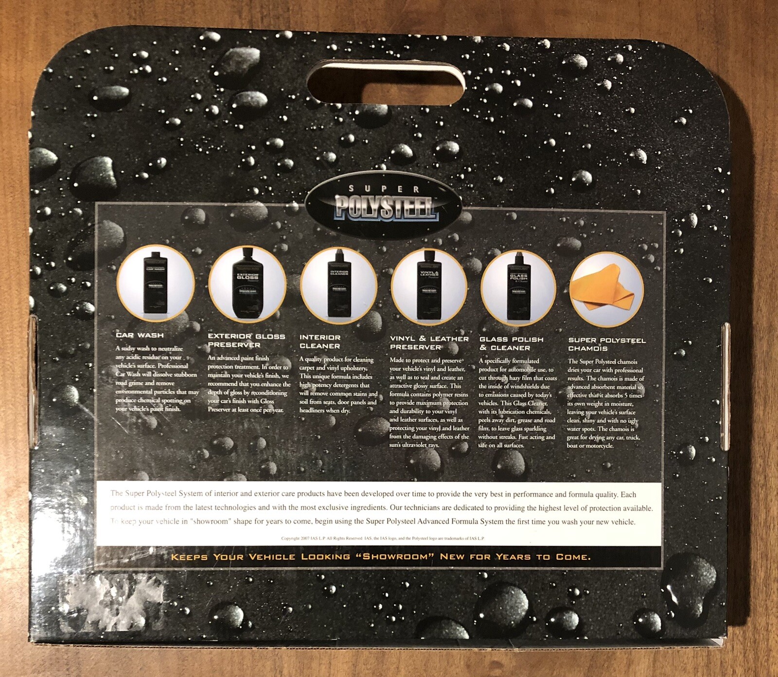 SUPER POLYSTEEL Professional Series Vehicle Maintenance Care Products, Old Stock