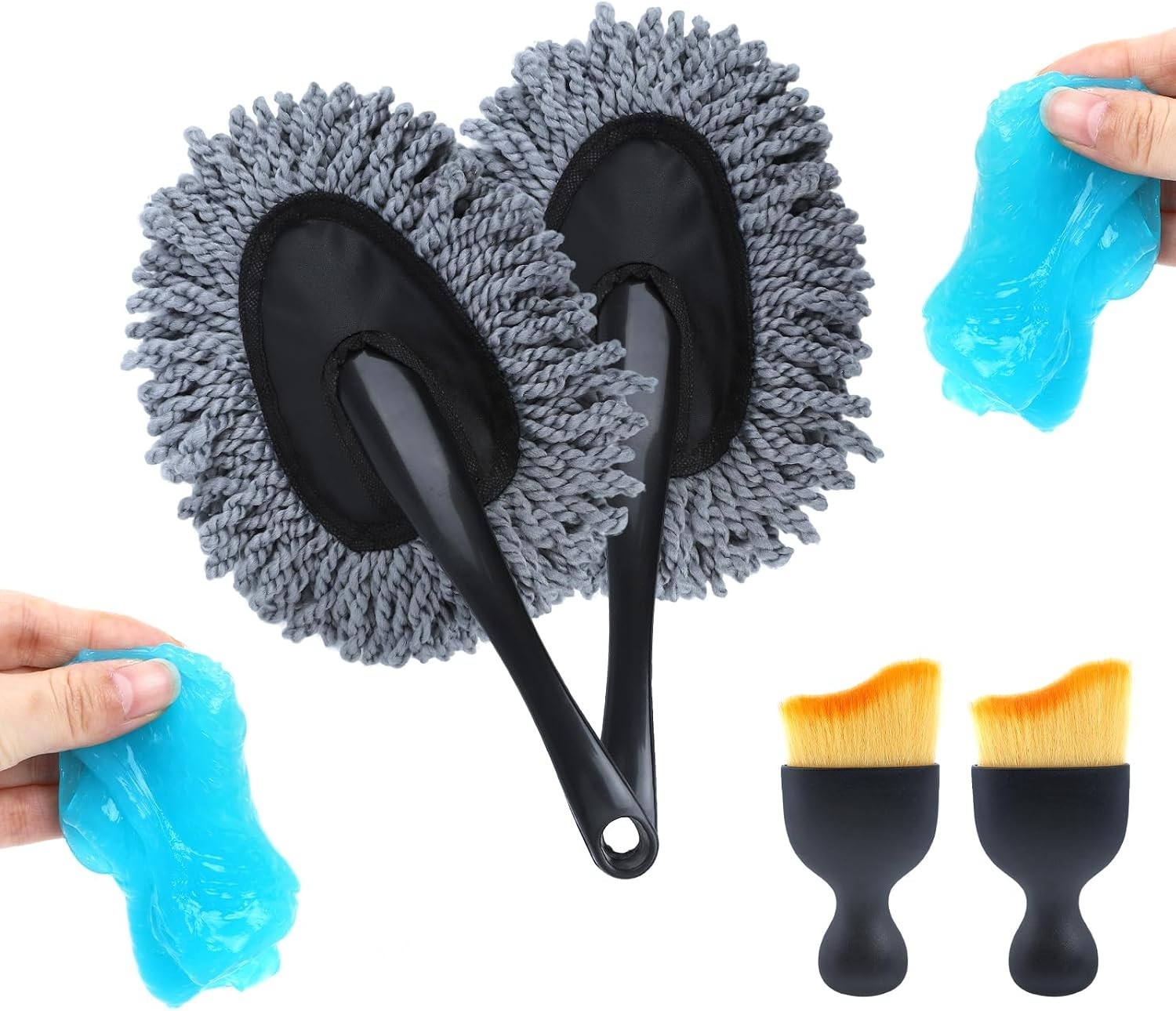 Complete Car Cleaning Essentials: 6 Pack Detailing Kit for Trucks, SUVs, and RVs