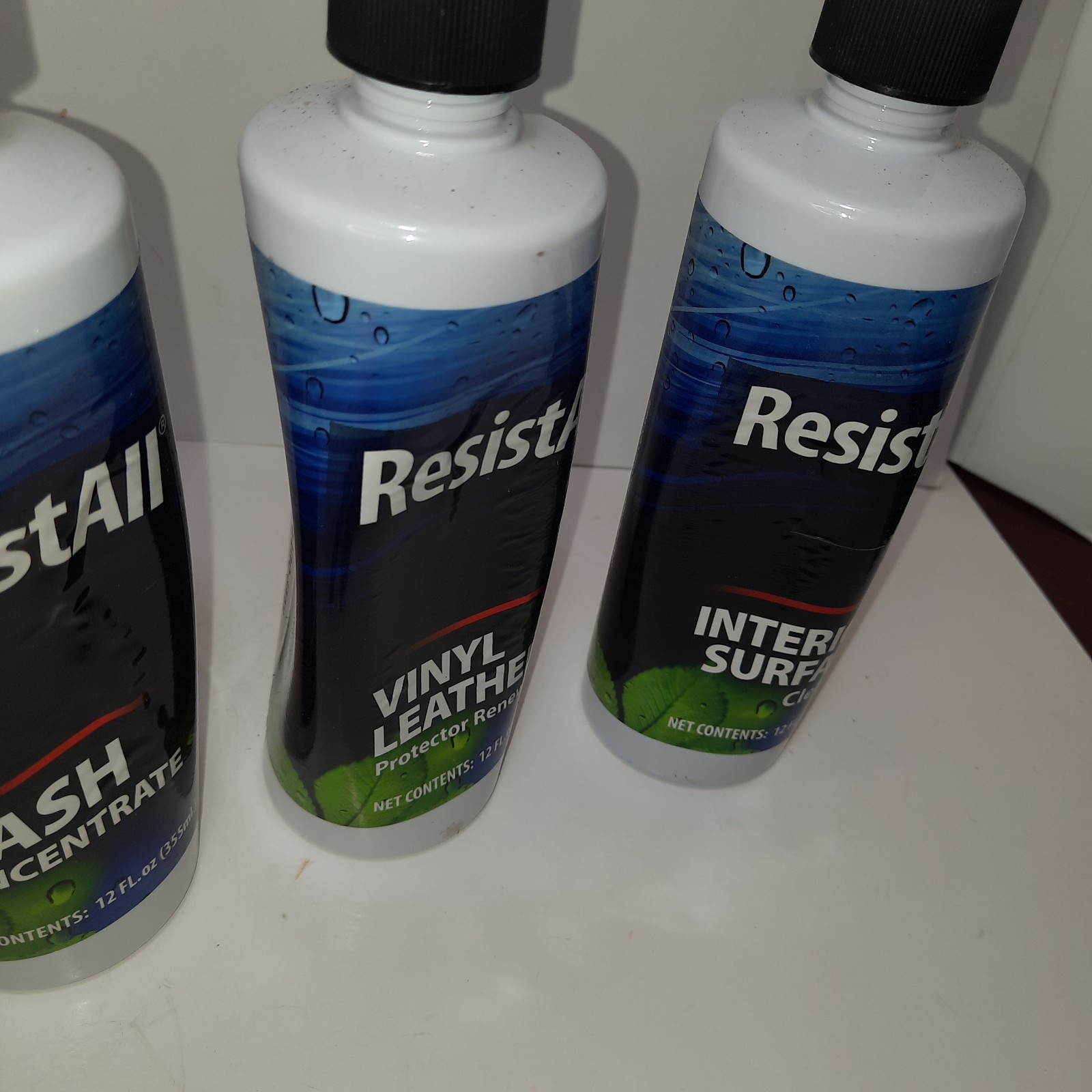 2015 Resist All Customer Care Kit for Cleaning Car, New but Dented Bottles