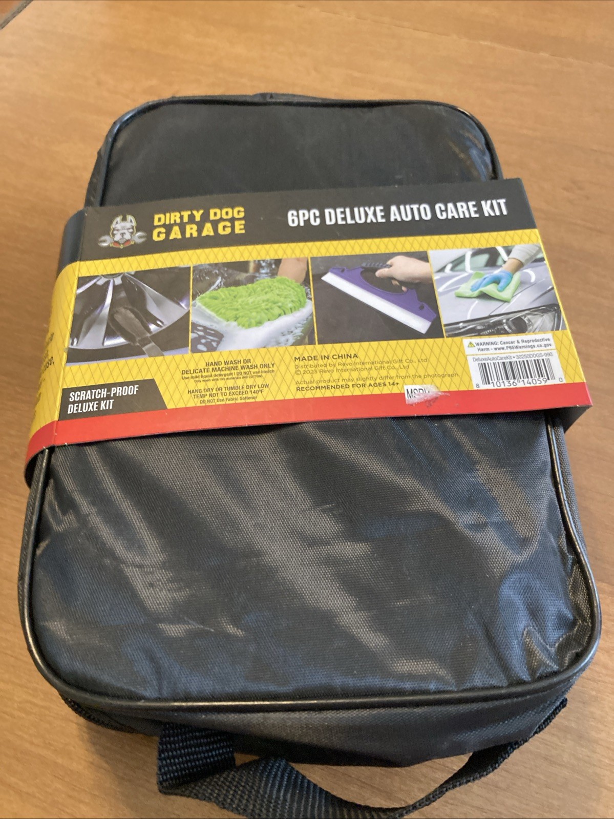 Car care kit six piece deluxe dirty dog garage