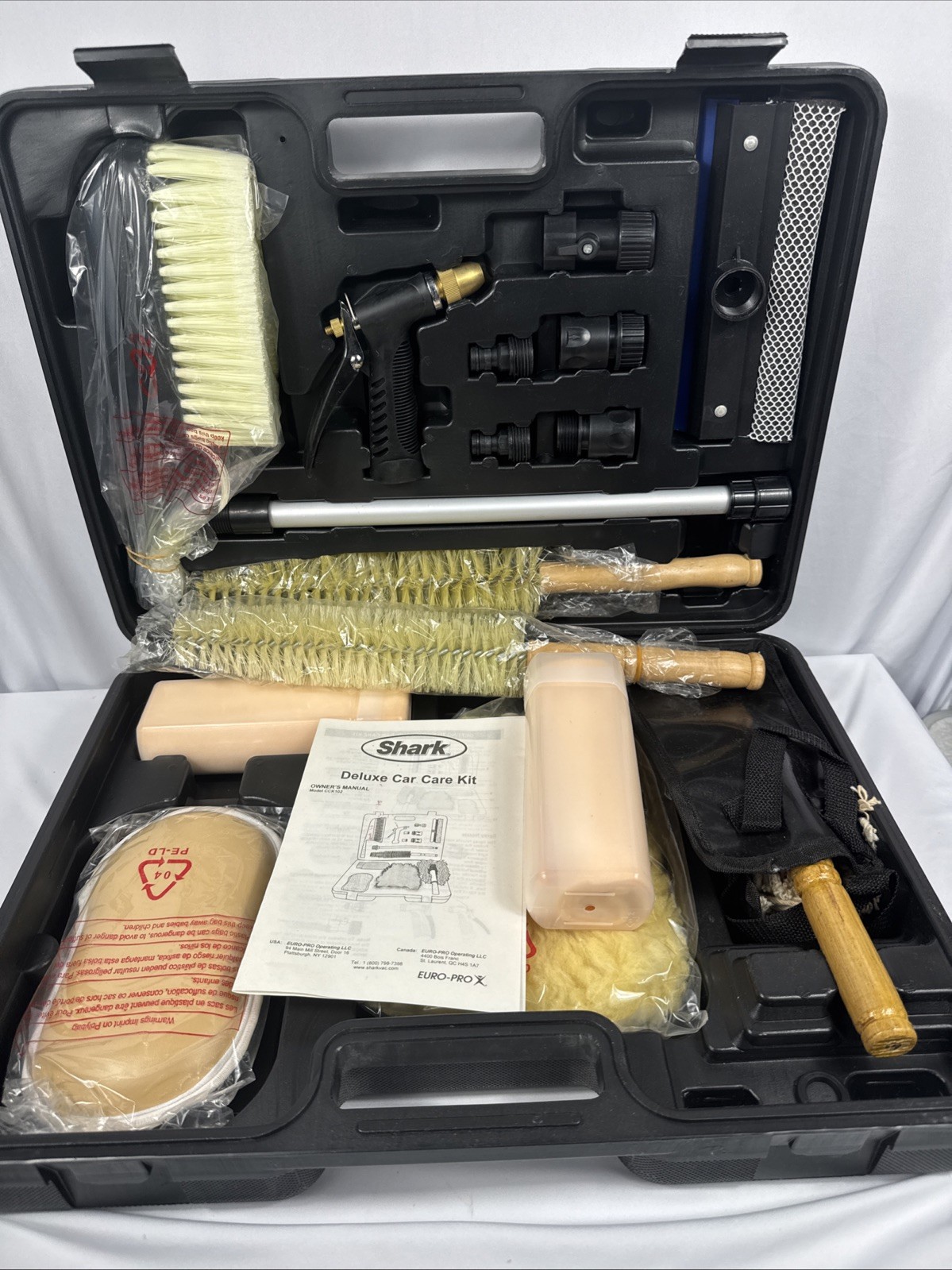 Shark Deluxe Car Care Kit Model CCK102 NEW