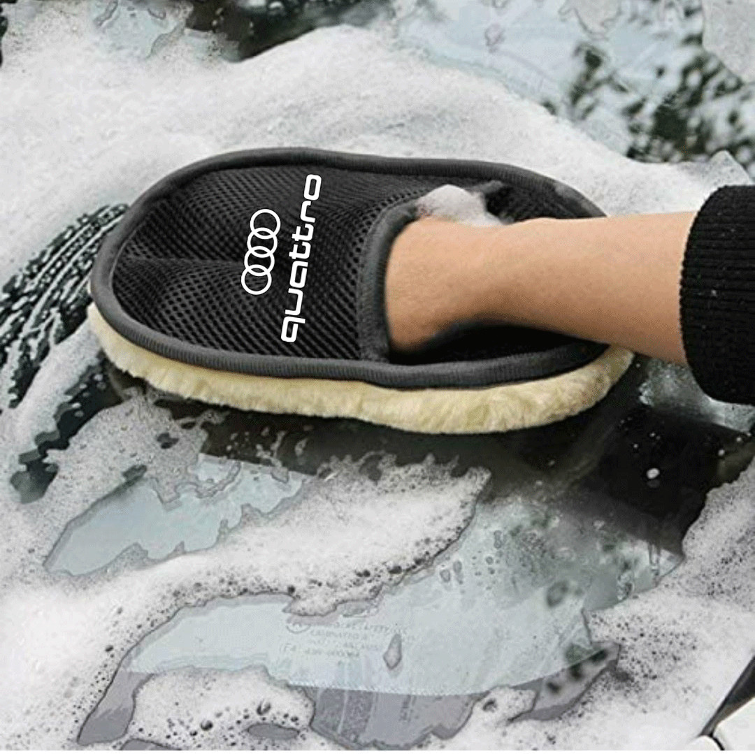 6Pack Car care Microfiber Detailing For Quattro Wash Mitt dry Towel Cleaning