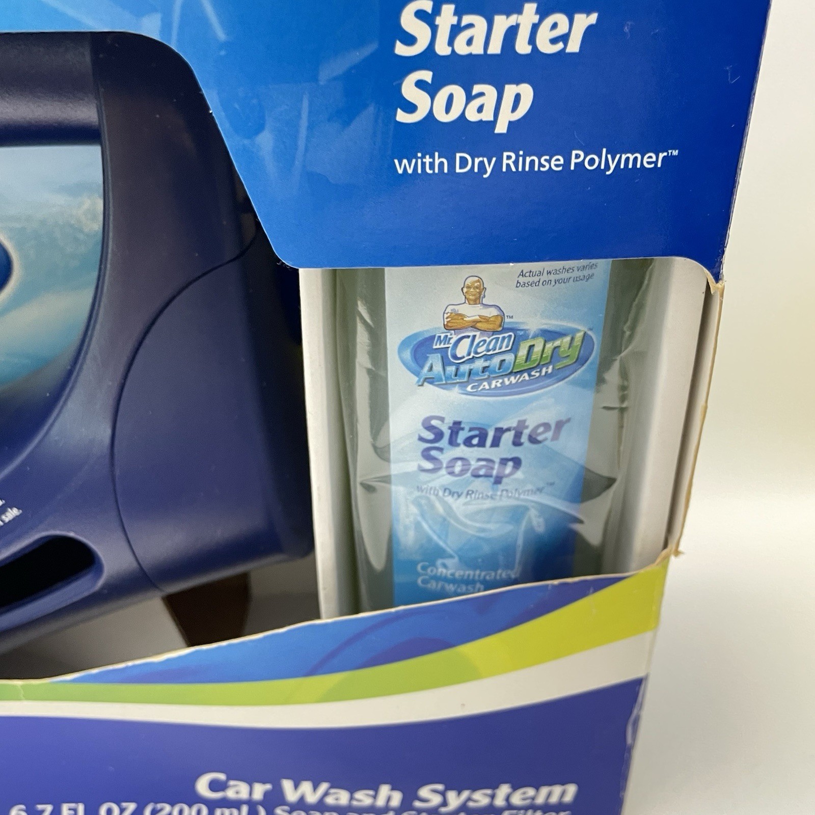 NEW Mr Clean Auto Dry Car Wash Spot-Free Clean Shine Spray Starter Kit NIB