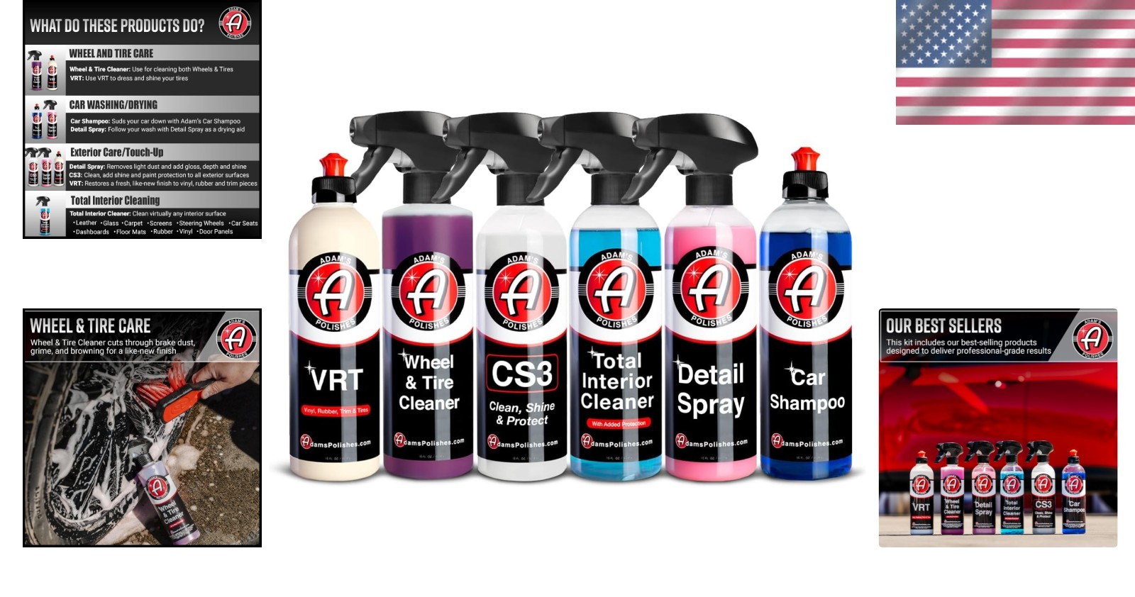 Ultimate 6-Item Auto Care Kit – pH-Balanced for All Vehicle Surfaces