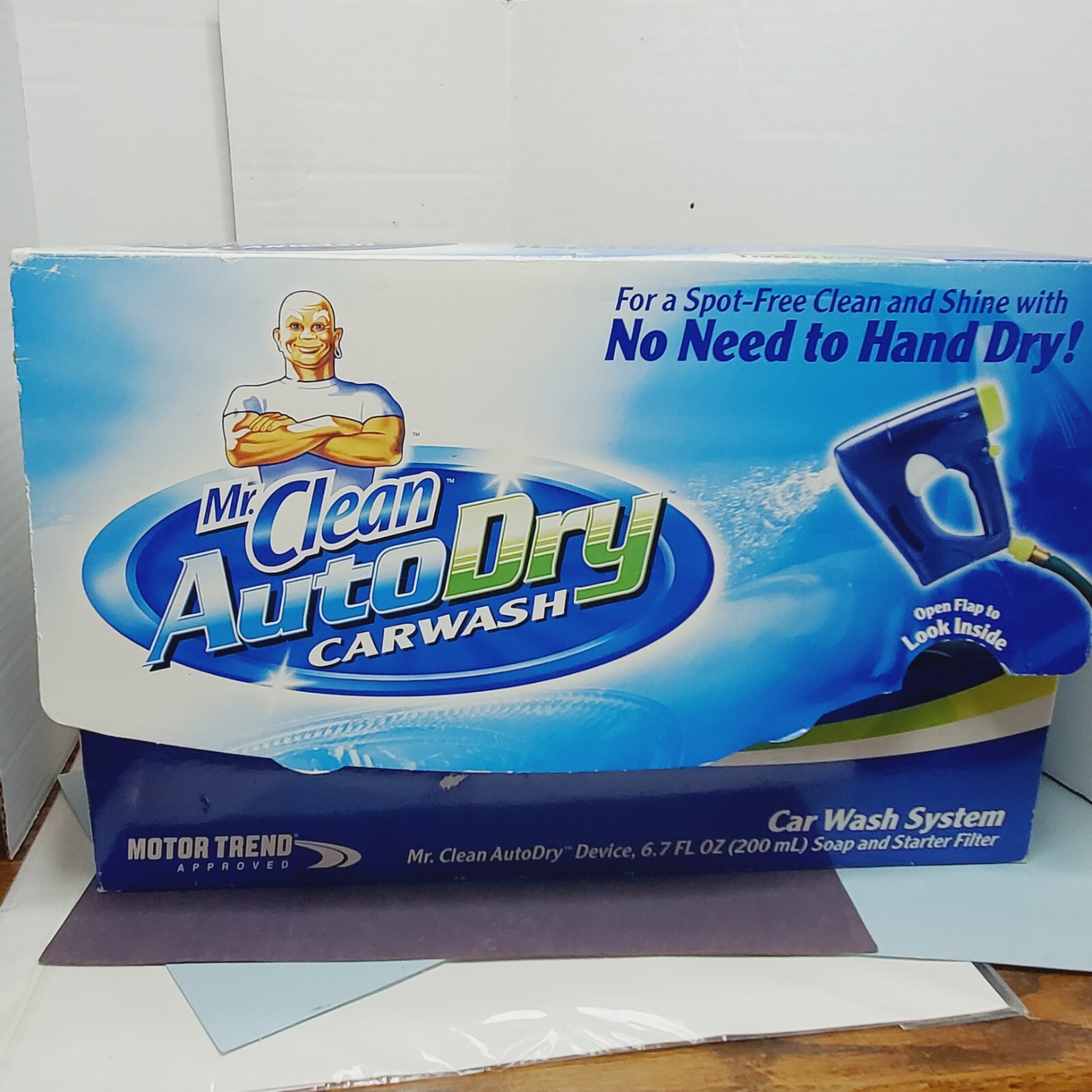 NEW Mr Clean Auto Dry Car Wash Spray System w/ Soap Starter Filter Touchless Kit