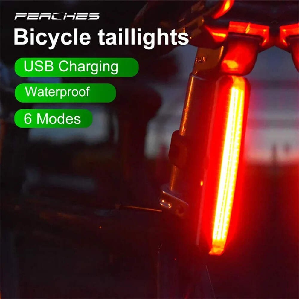 BUCKLOS Bike Light COB Front Rear Bicycle Lights LED Rechargeable Mountain Road