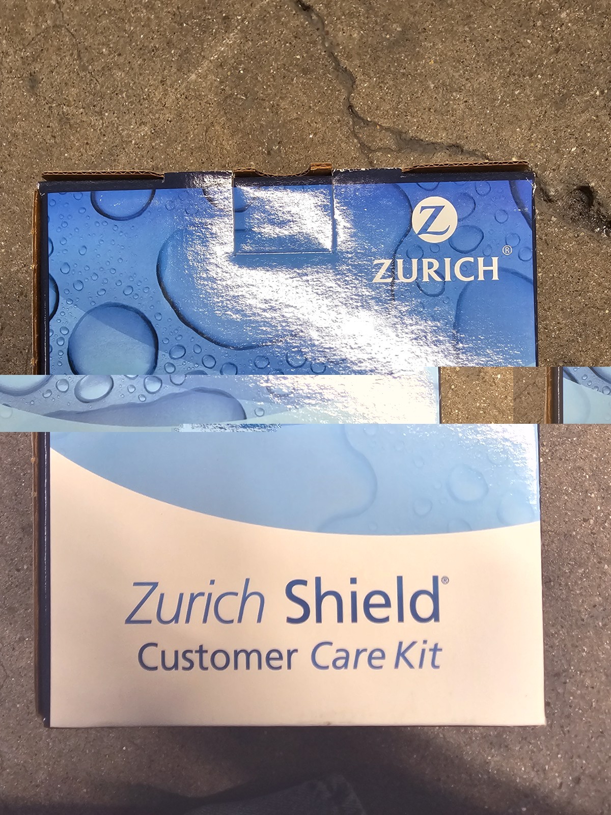 Zurich Shield Customer Care Kit. New OLD Stock Free Shipping