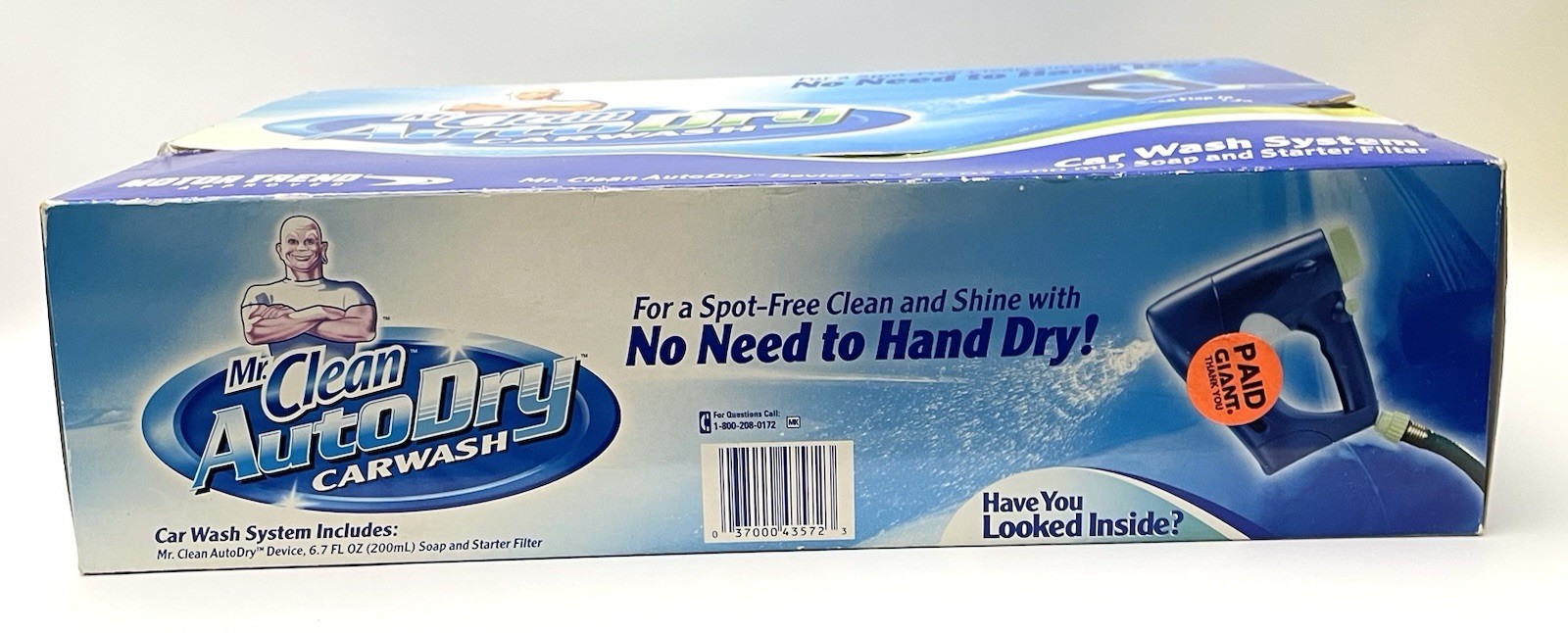 NEW Mr Clean Auto Dry Car Wash Spot-Free Clean Shine Spray Starter Kit NIB