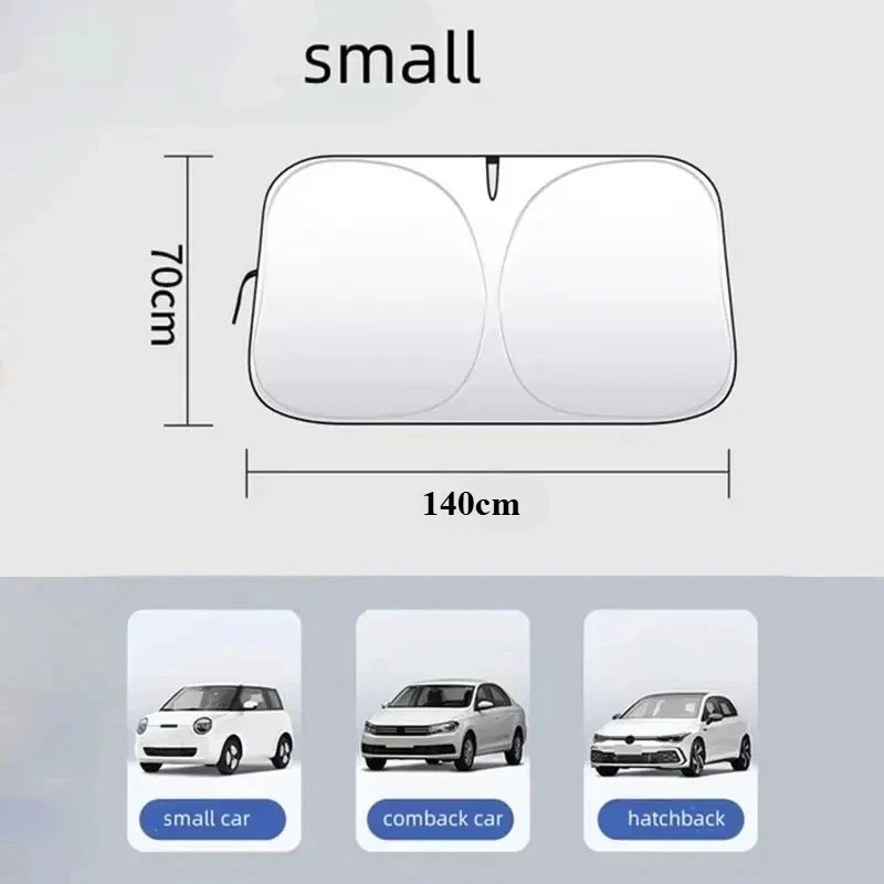 Auto Folding Sun Shade Windshield Visor Cover Car Front Window Sunshade UV Prote