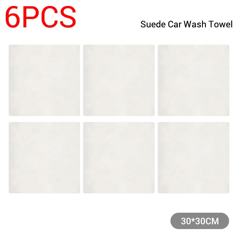 Natural Chamois Sheepskin Car Cleaning Drying Towel Quick Absorbent