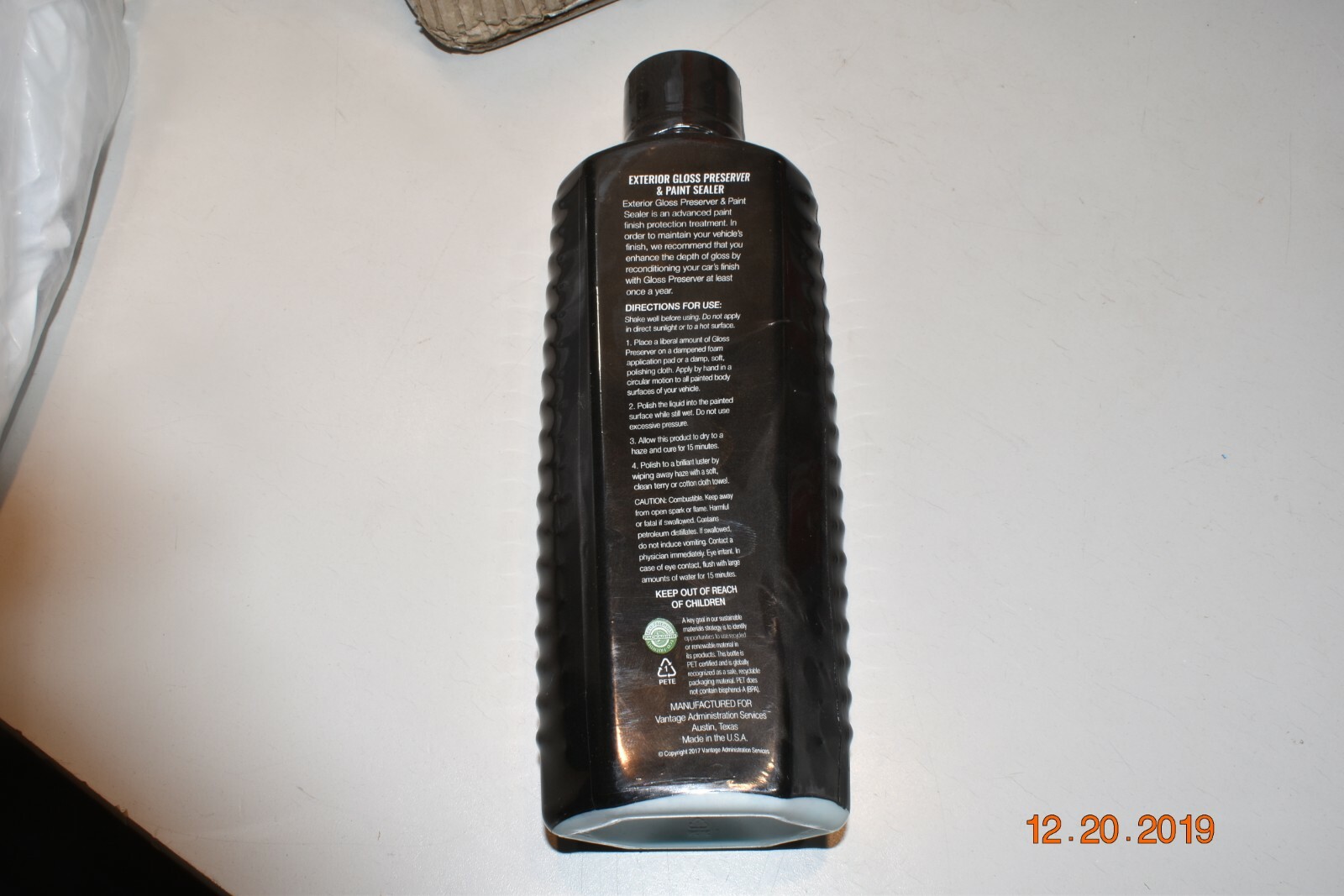 Appearance Protection Premium Maintenance Exterior Gloss 12oz