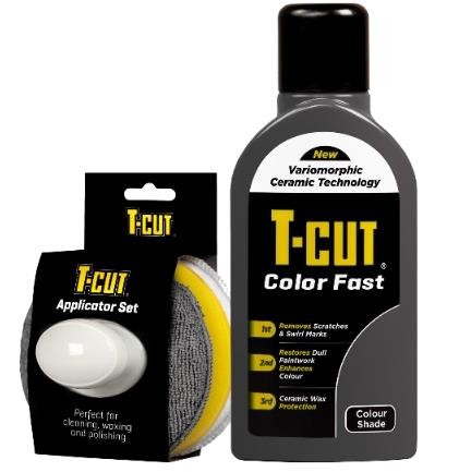 T-Cut Scratch Remover Color Fast Paint Restorer – Grey – 500ml + Applicator