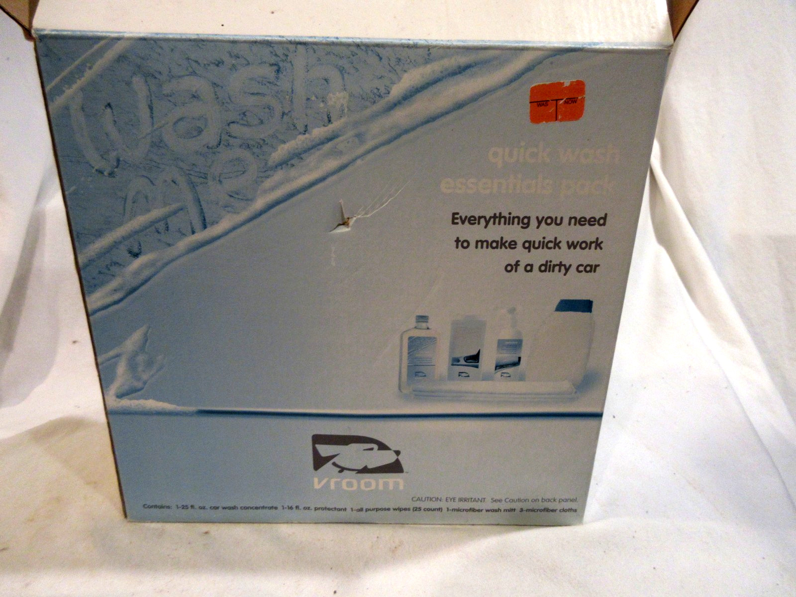 Vroom Vehicle Quick Wash Essentials Pack Never used