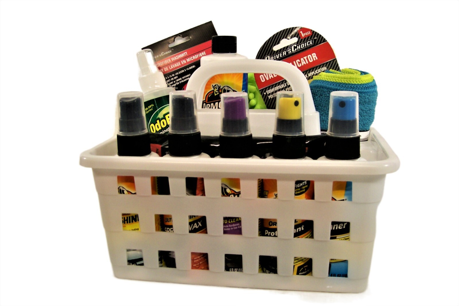 Armor All Car Wash Care Detailing Cleaning Ultimate 12 Piece Set With Caddy