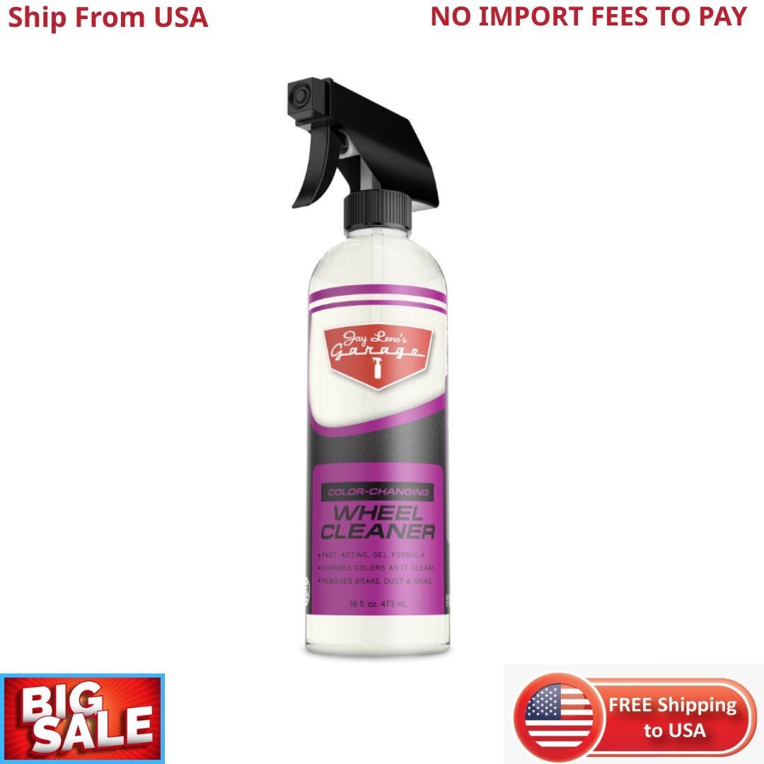 Jay Leno’s Garage Wheel Cleaner (16 oz) – Easily Cleans Car Wheels New