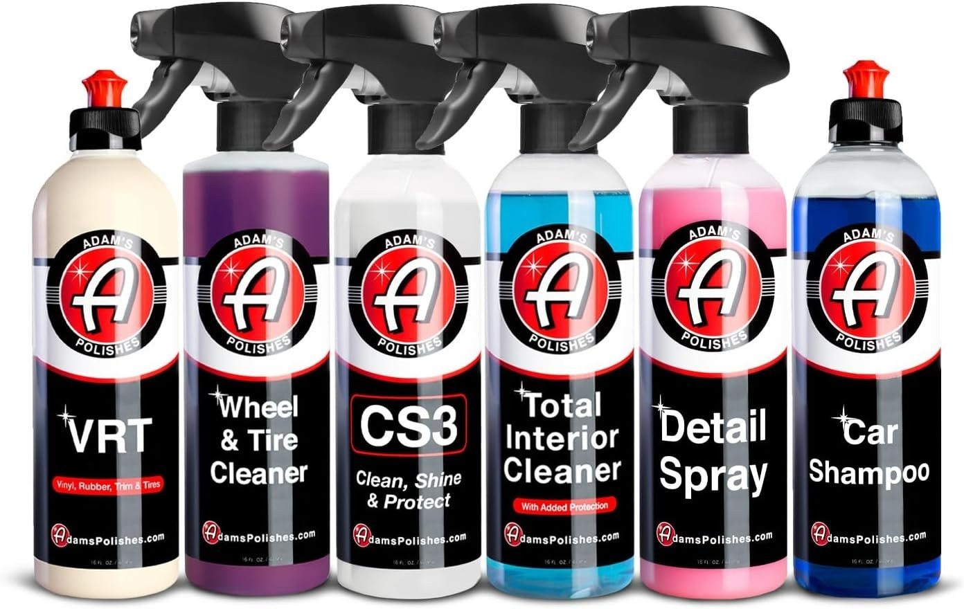 Essential Car Wash Kit (6-Item) – Auto Detailing Car Care Cleaning Kit