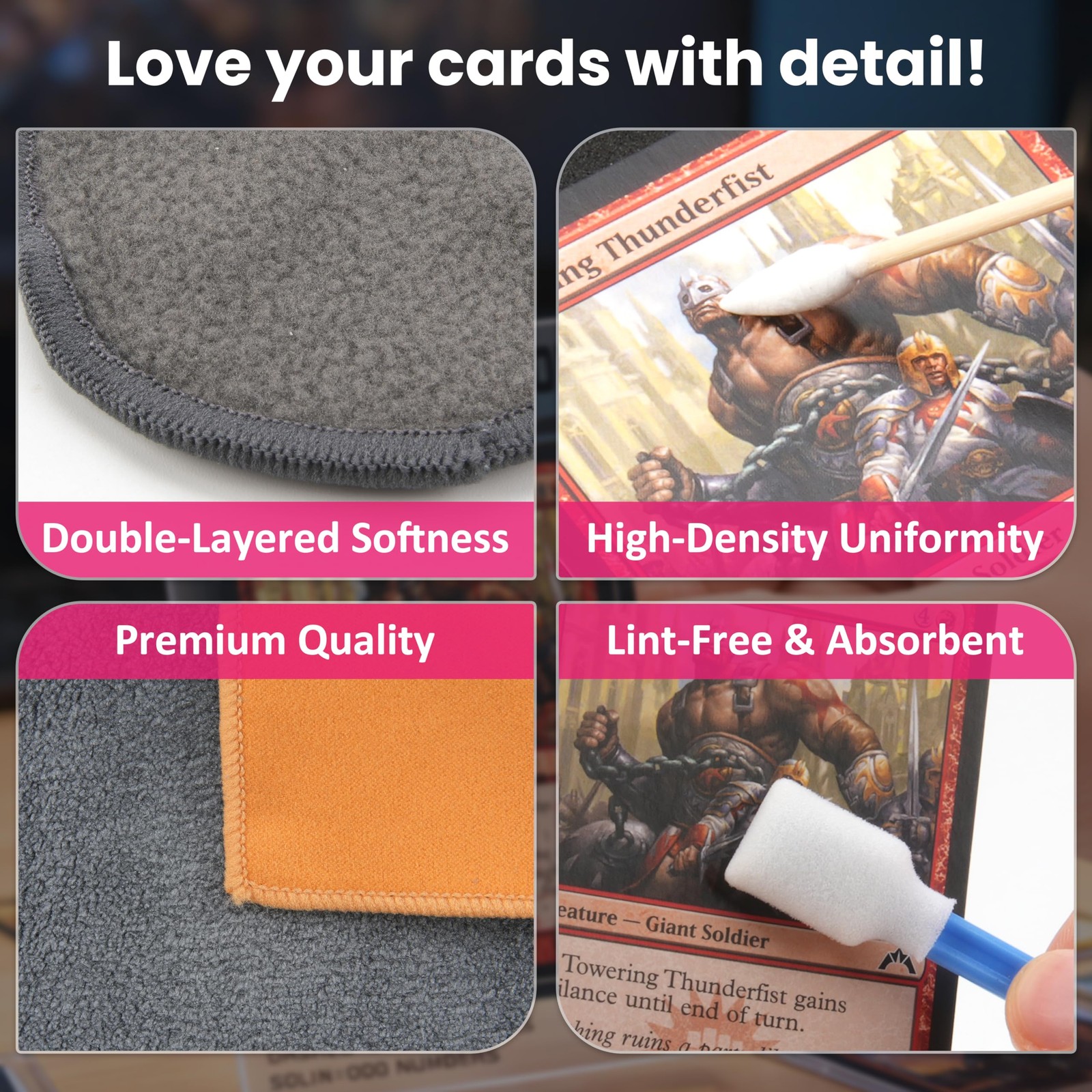 223 Pcs Trading Card Care Cleaning Kit, Sports Card Care Flattening Kit with …