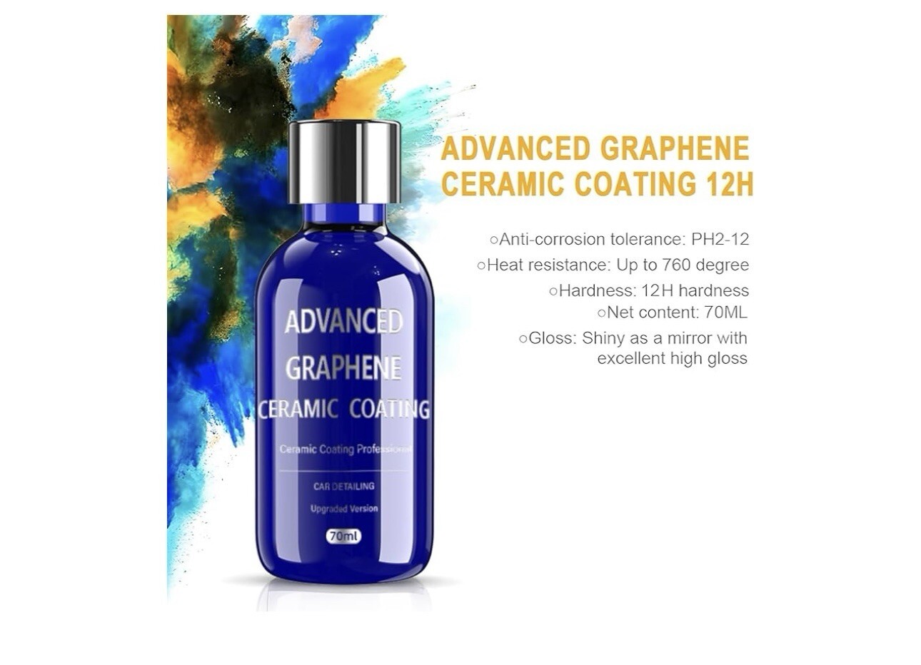 Advanced Graphene Ceramic Coating 10+ Years of Long Lasting Car Protection