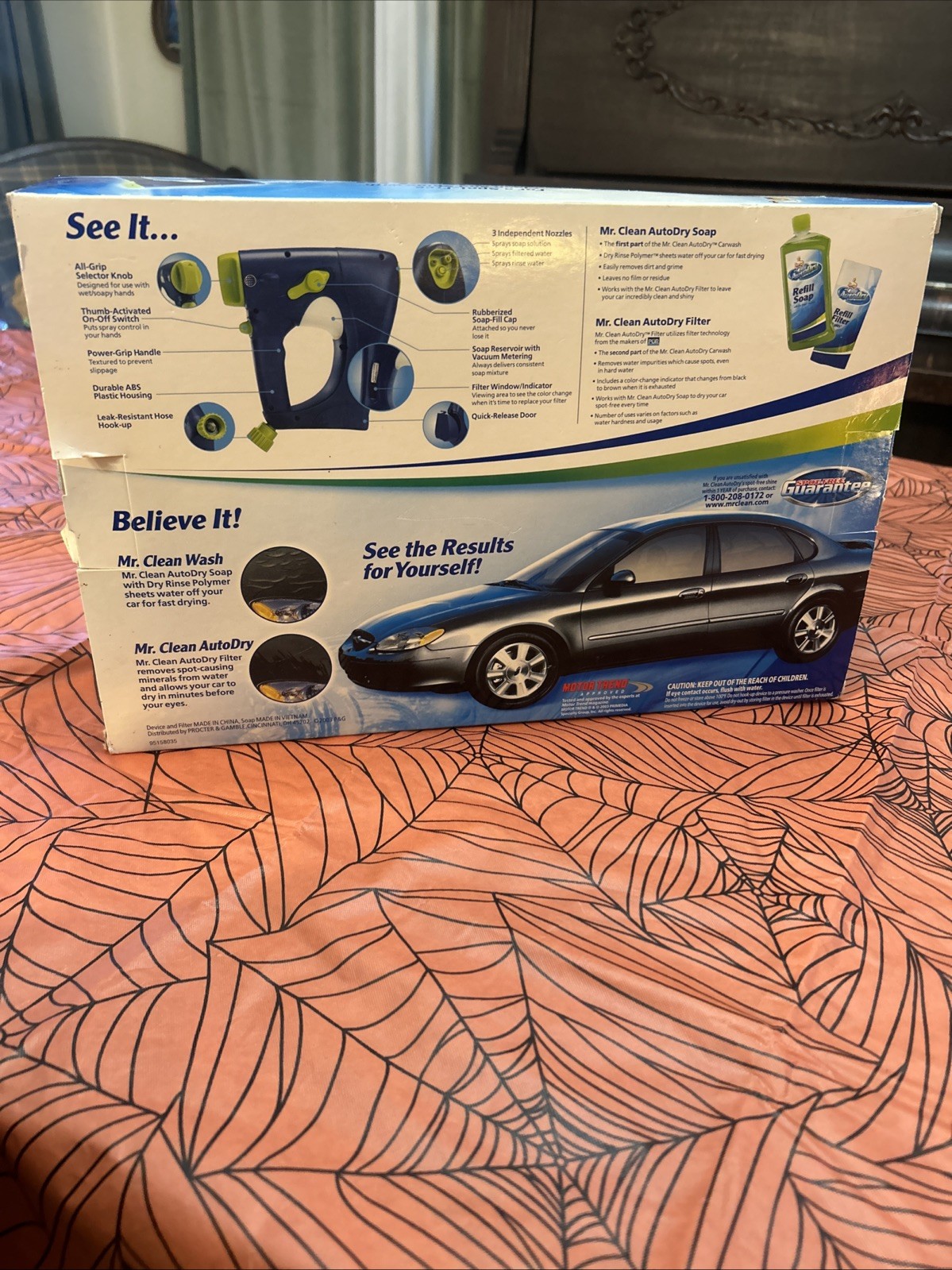 NEW Mr Clean AutoDry Car Wash Spray System Auto Dry Soap & Starter Filter