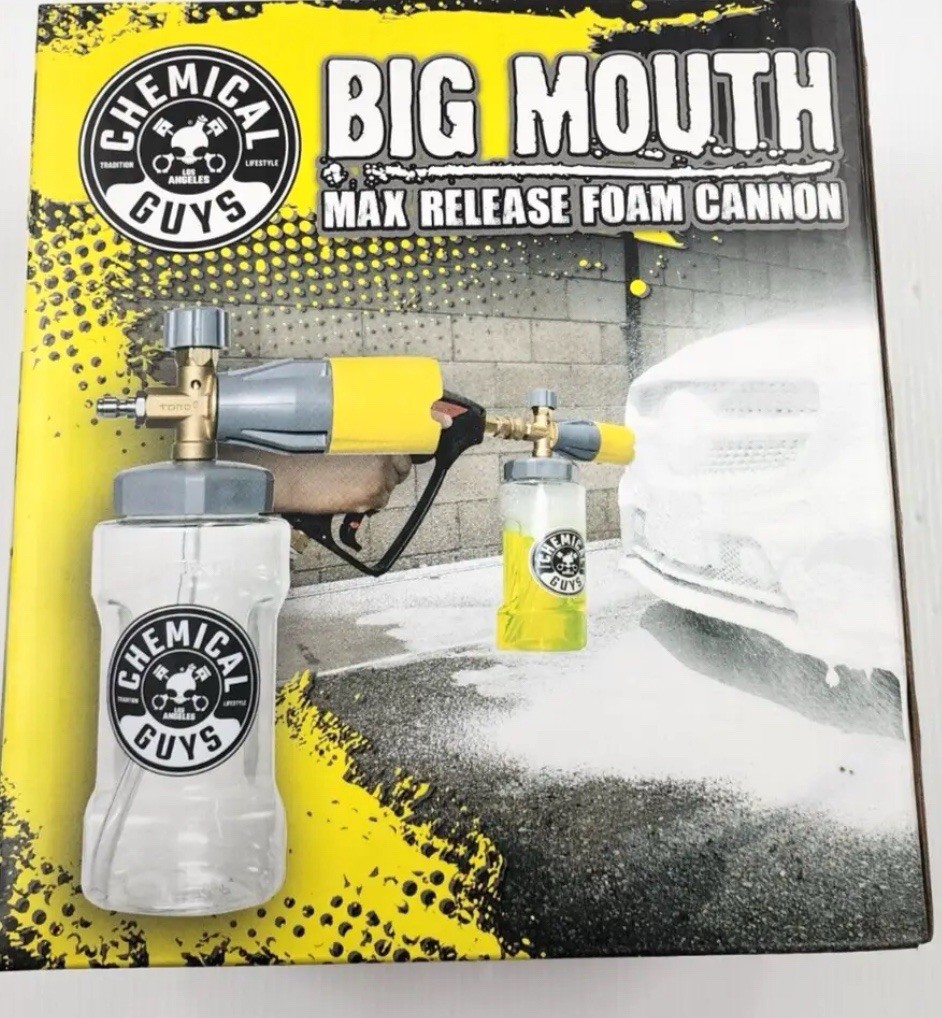 Chemical Guys EQP324 – Big Mouth Max Release Foam Cannon For Pressure Washers
