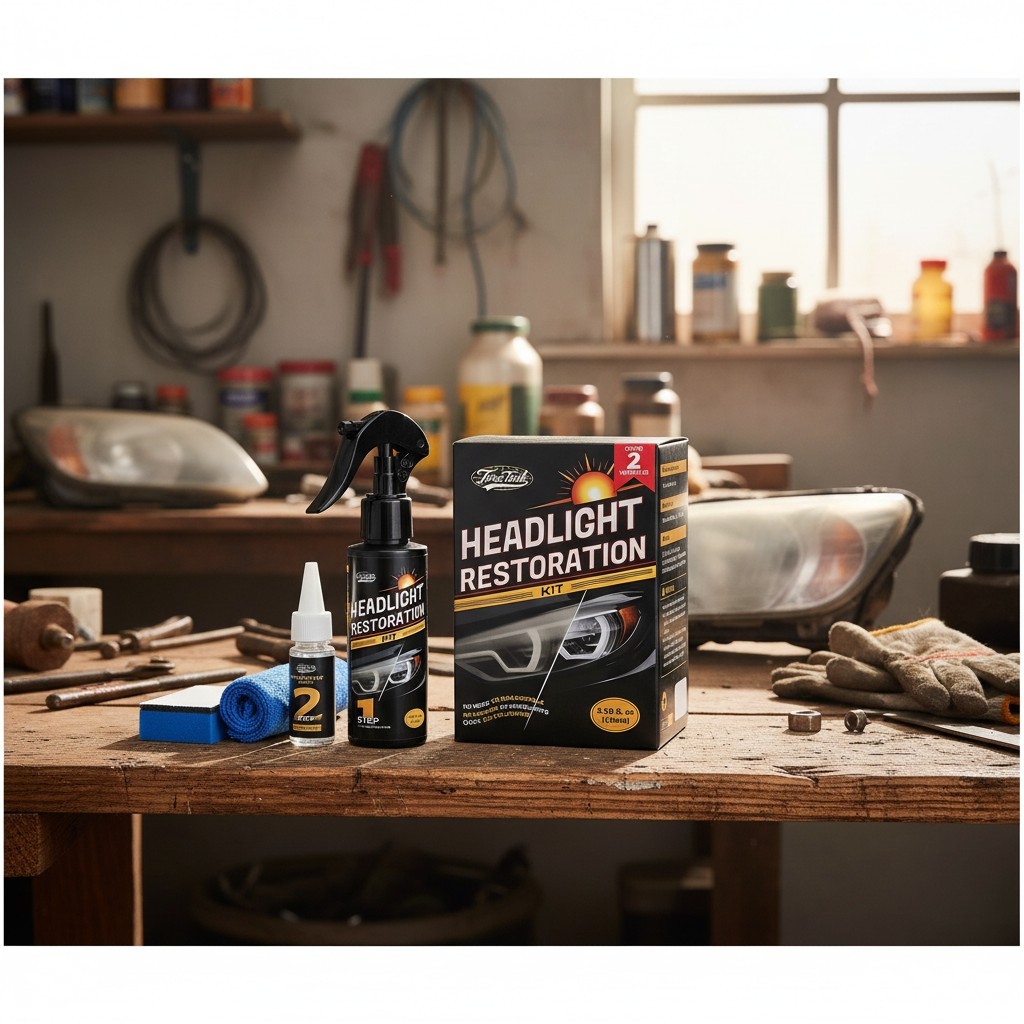 Car Headlight Restore and Cleaner, Removes Dullness, Yellowing and…