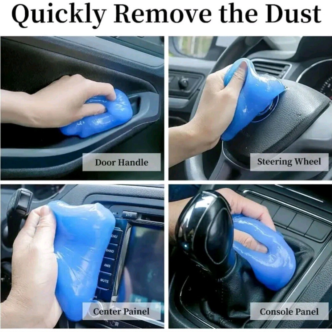 Car Cleaning Gel Kit Universal Detailing Automotive Dust Crevice Slime Cleaner