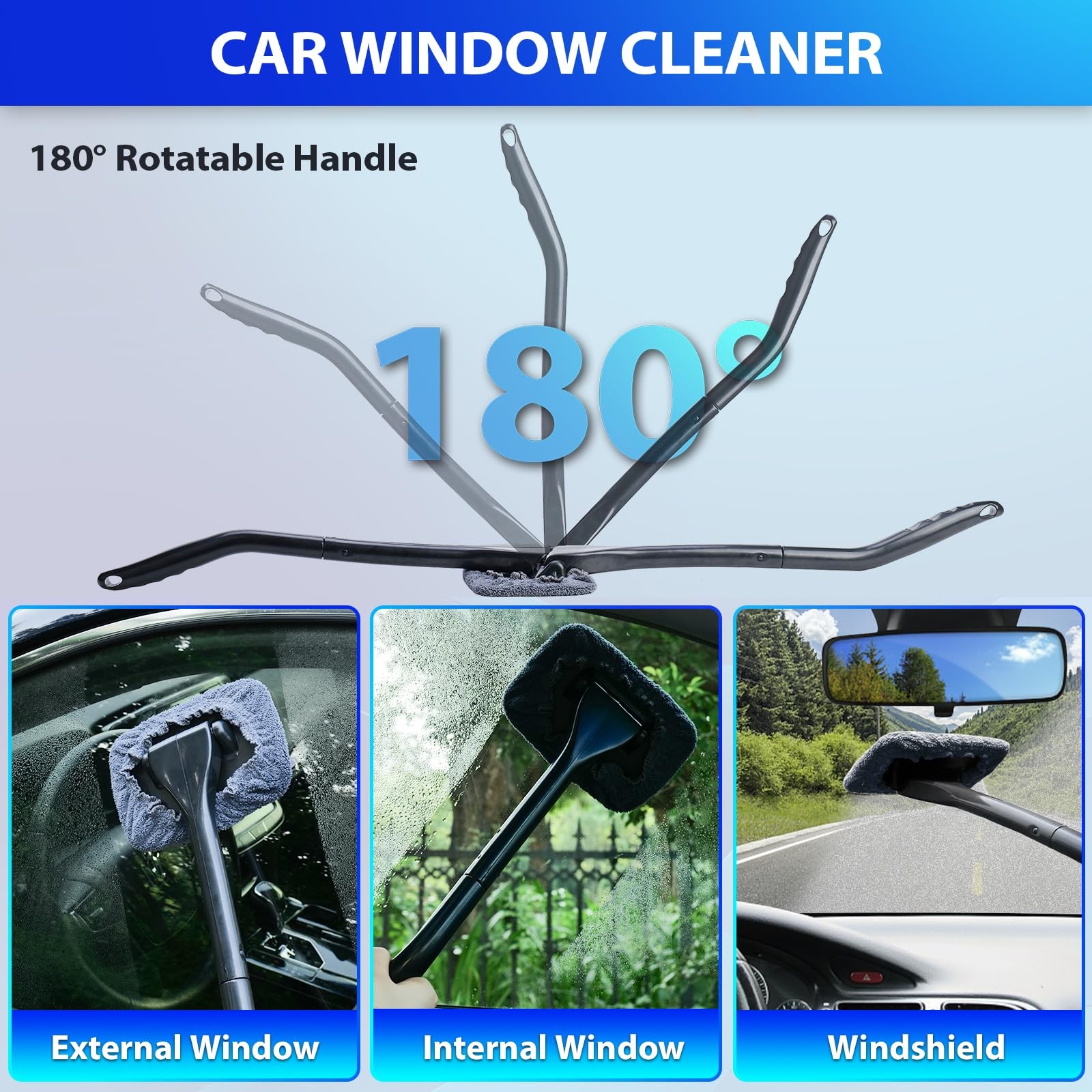 THINKWORK Car Cleaning Kit, Detailing Kit 31PCS with Corded vacuum, Gray