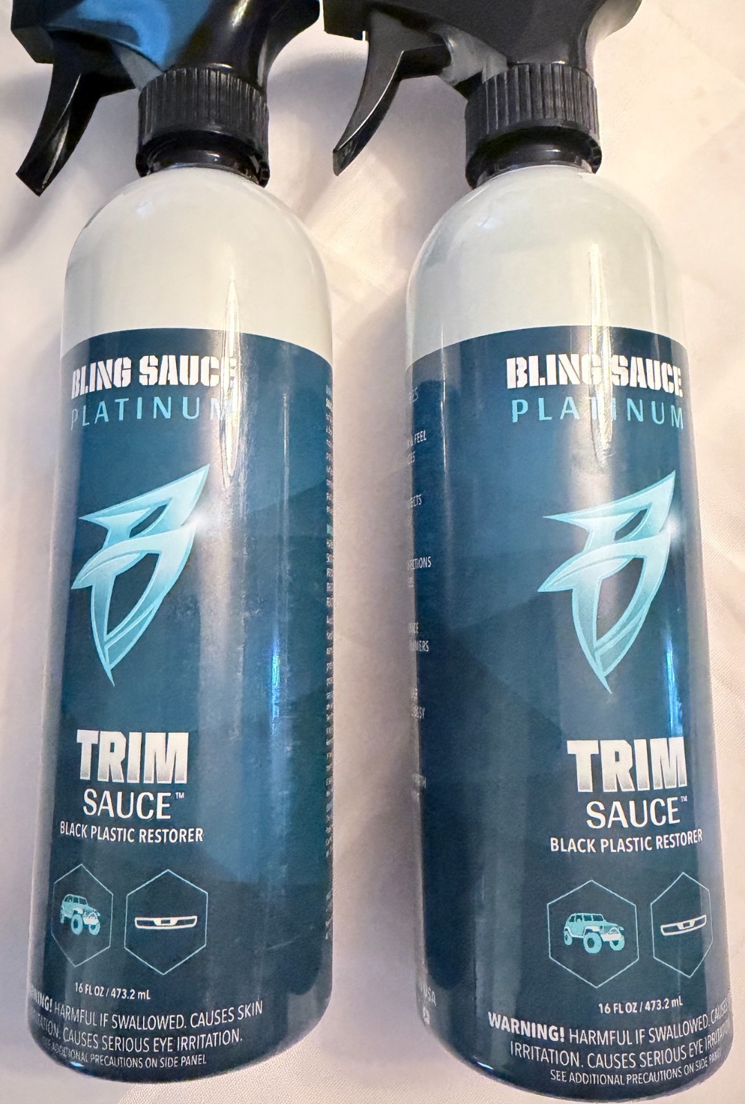 Pack de 2-BLING SAUCE PLATINUM Ceramic Spray Coating Plus Polymer Sealant 16 Oz