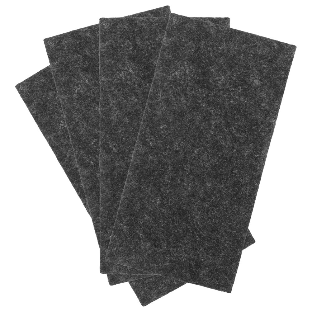 4Pcs Durable Nano Car Scratch Remover Cloth for Vehicle Paint Restoration Grey