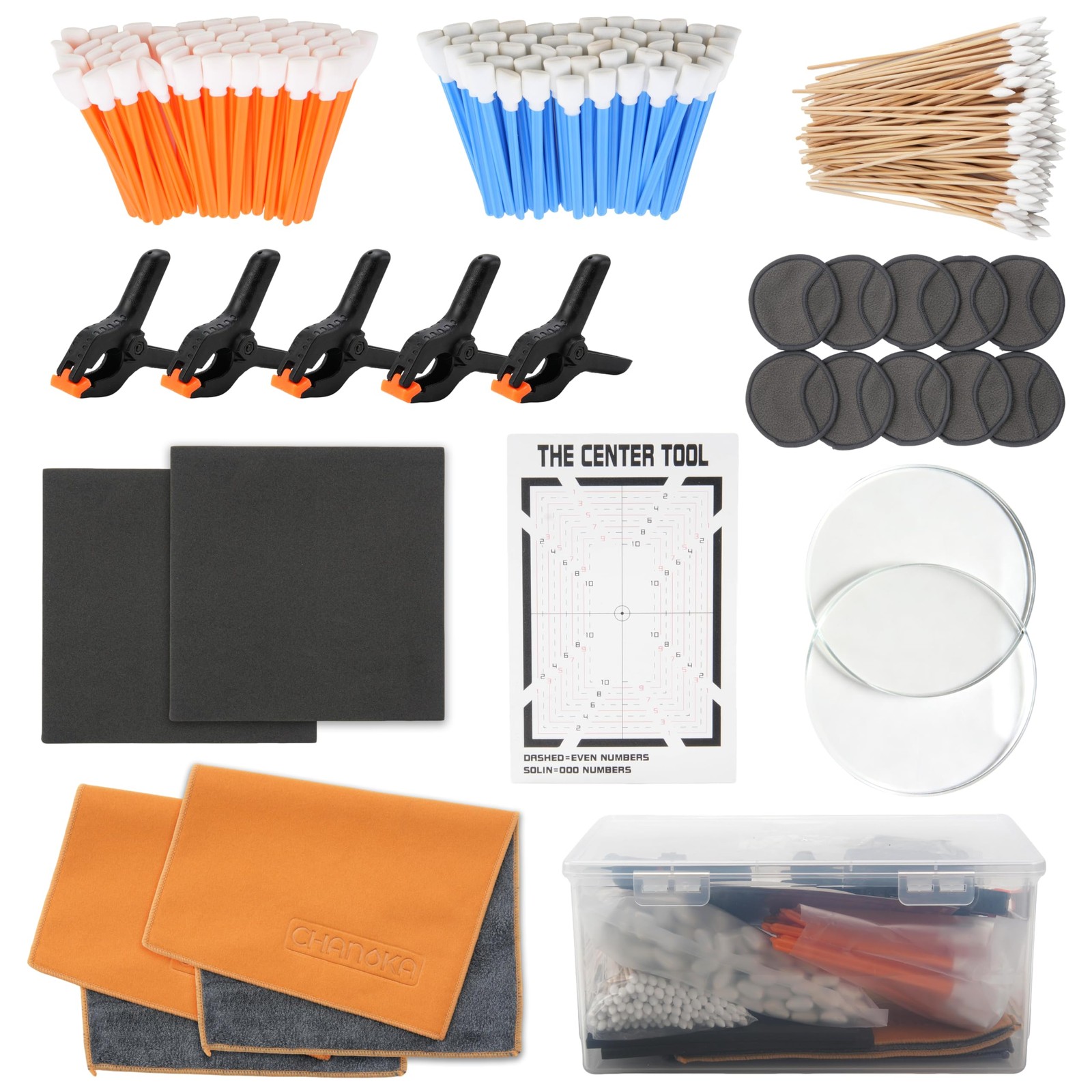 LUVCOSY 223 Pcs Trading Card Care Cleaning Kit, Sports Flattening…