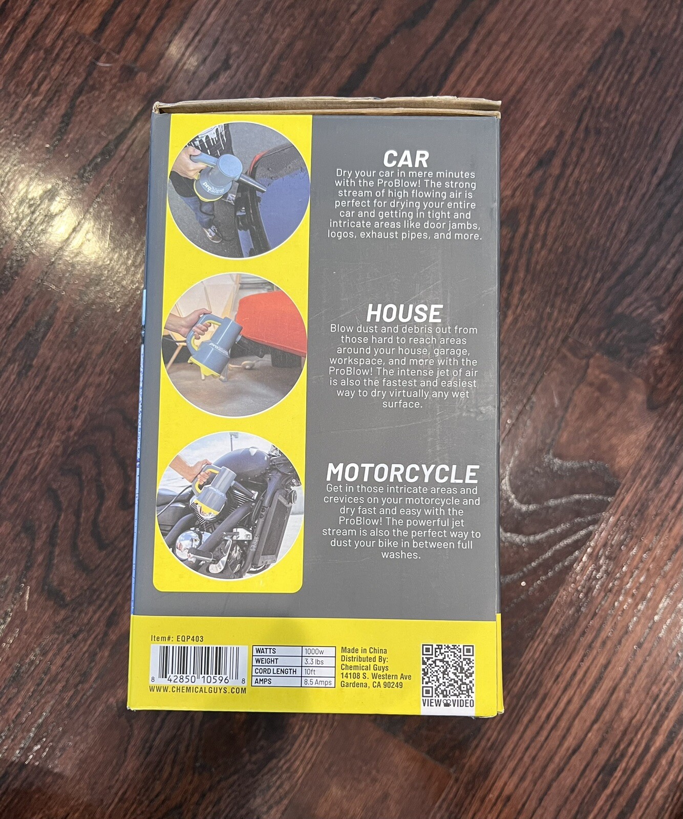 Chemical Guys EQP403 – ProBlow High Flow Pro Handheld Dryer & Blower (NEW)