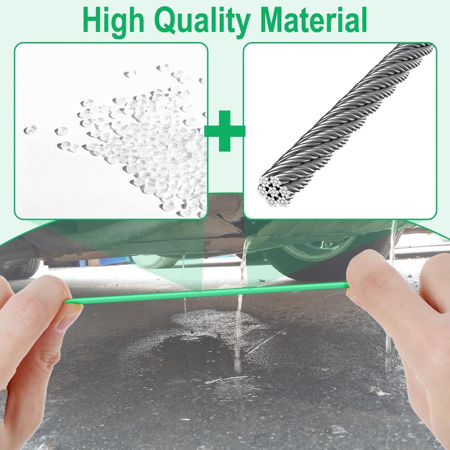 Auto Sunroof Drain Cleaning Tool, 120 Inch Flexible 120 sets