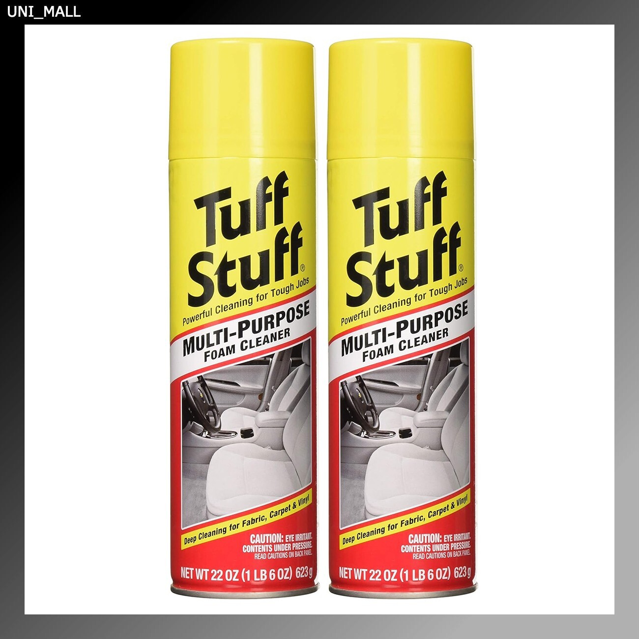 Tuff Stuff Foam Cleaner Multi-Purpose Cleaner, 22 oz Aerosol, 2 Pack