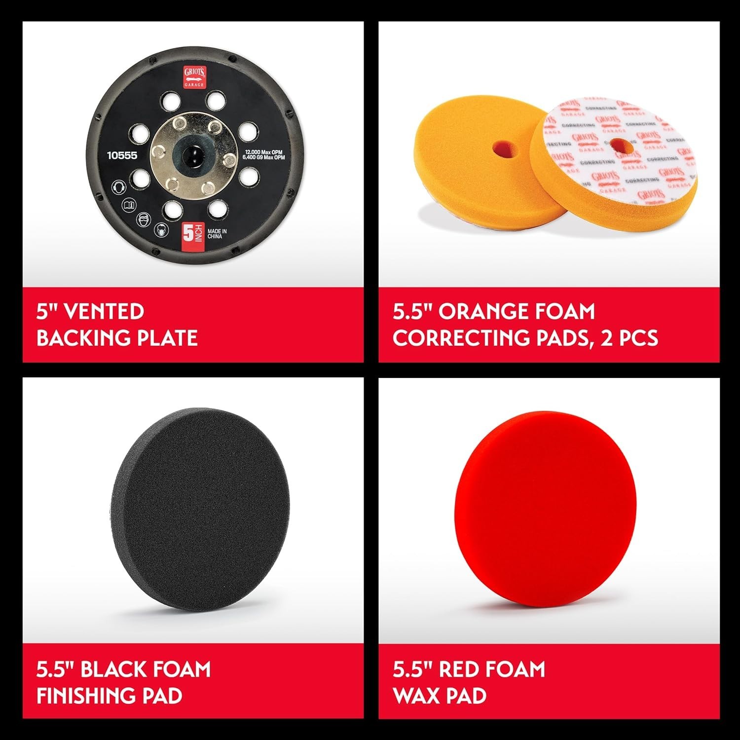 Orbital Buffer Conversion Kit for Swirl Removal